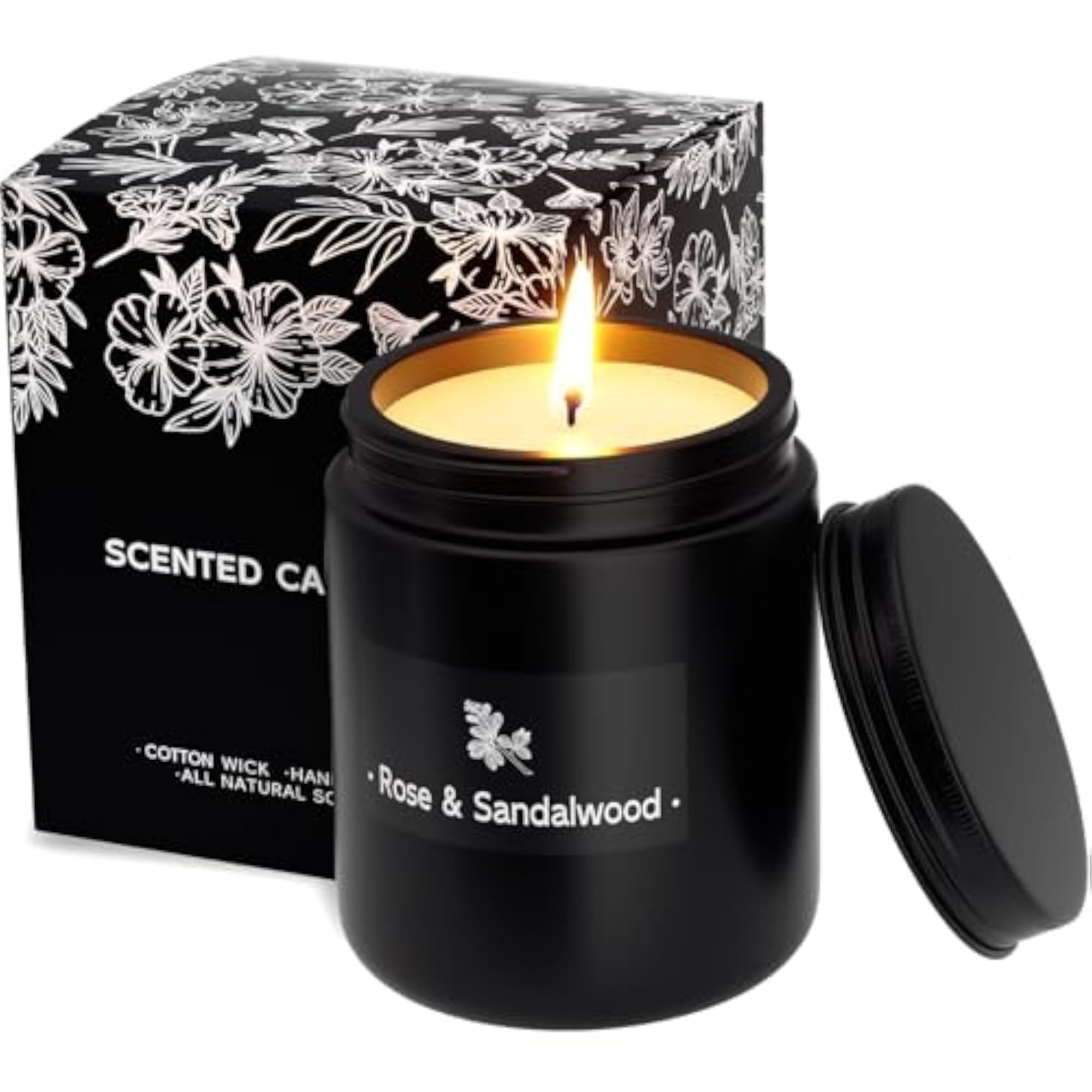 Scented Aromatherapy Candle, 100% Soy Wax, Gift for Home